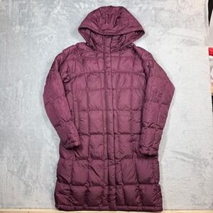 The North Face Metropolis 600 Jacket Womens Red Cranberry Puffer Long Parka